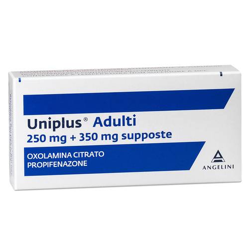 UNIPLUS*AD 10SUPP 250MG+350MG