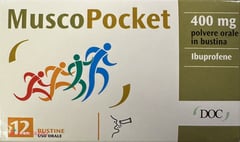 MUSCOPOCKET 12 BUSTINE OROSOLUBILI 400MG