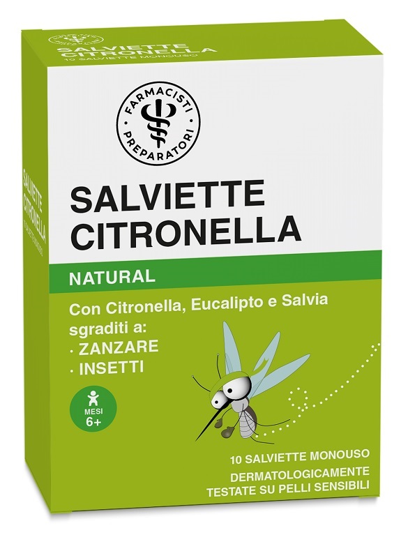 LFP SALVIETTE CITRONELLA 10PZ