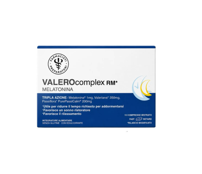 LFP VALEROCOMPLEX RM MELATONINA 15CPR
